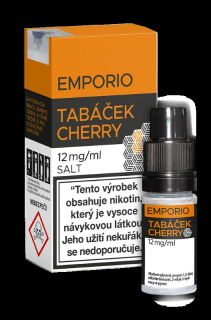 EMPORIO Nic Salt Tabáček-Cherry 12 mg 10 ml